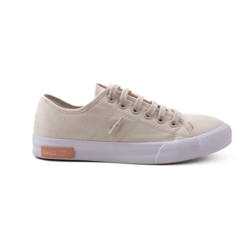 Tênis Coca Cola Miami Canvas Feminino Casual Off White 40 39