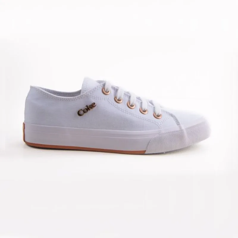 Tênis Coca Cola Sandy Canvas Feminino Casual Branco 34 36