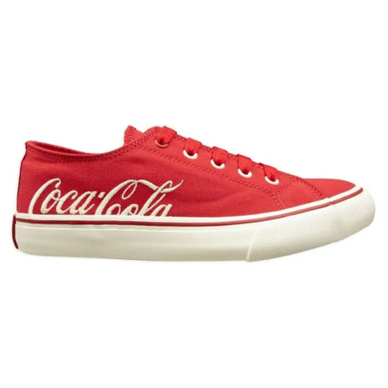 Tênis Coca-Cola Confortável Wooster Canvas Feminino Vermelho 39 35