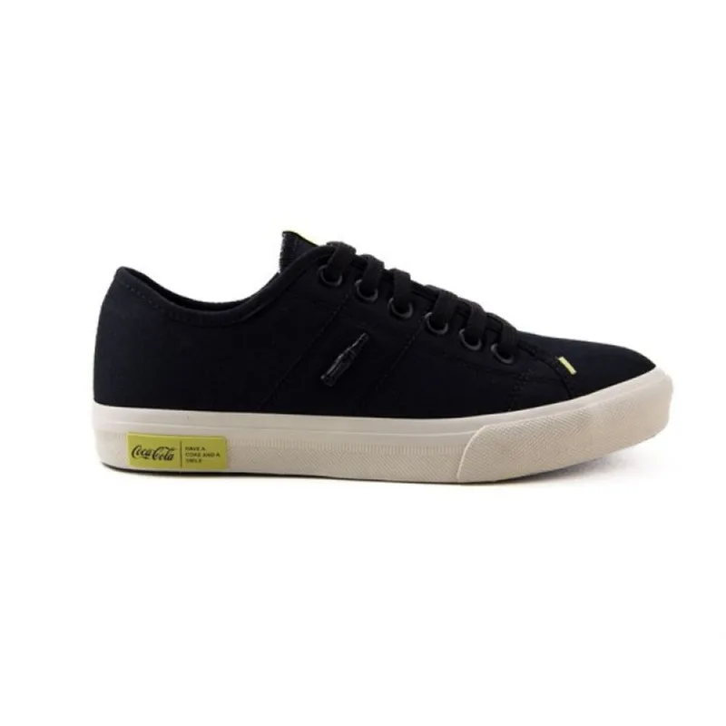 Tênis Coca-Cola Confortável Miami Canvas Feminino Preto 40 38