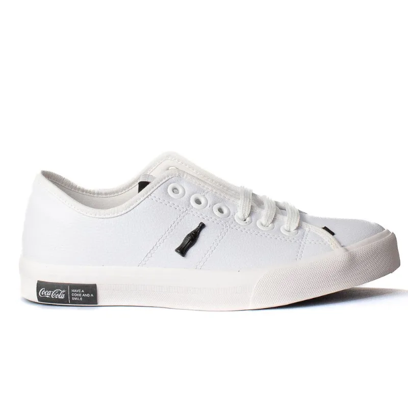 Tênis Coca Cola Miami Eco Feminino 37 / Branco