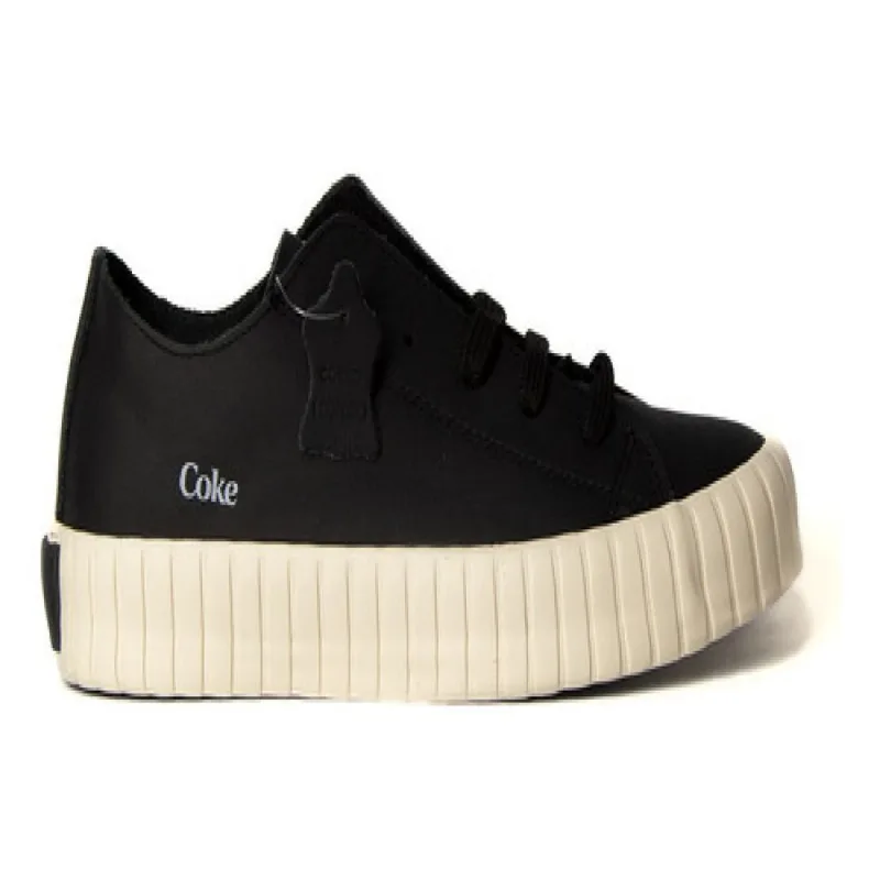 Tênis Coca Cola Newpoart Leather Feminino 37 / Preto