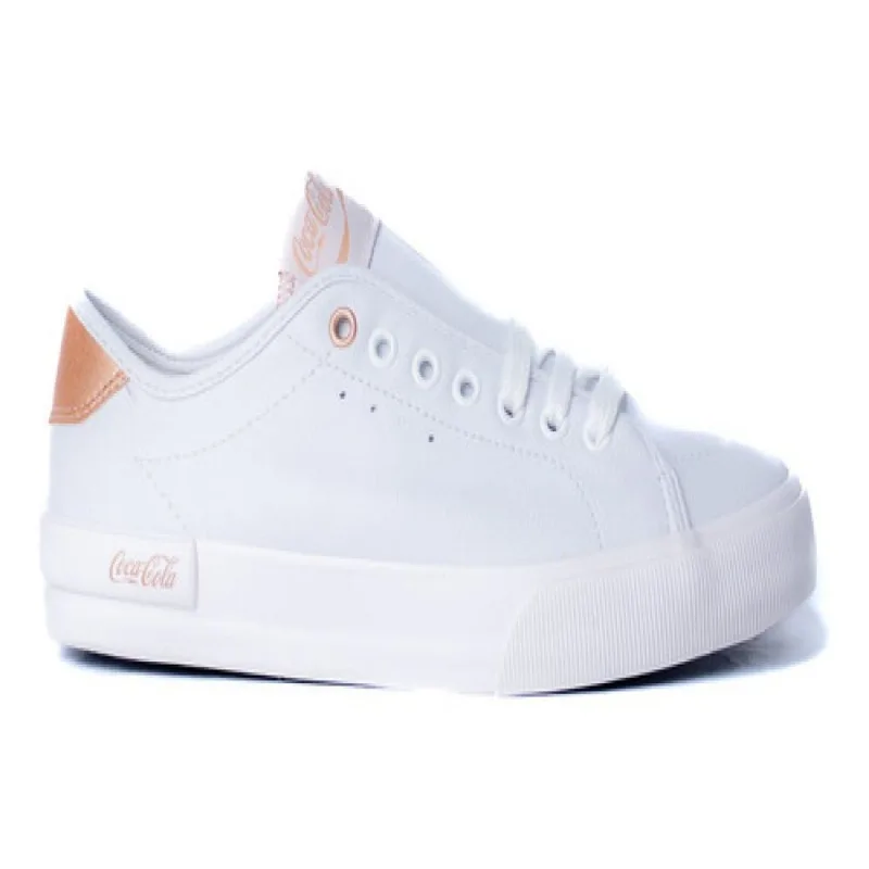 Tênis Coca Cola Stride Town Feminino 35 / Branco - Coca Cola