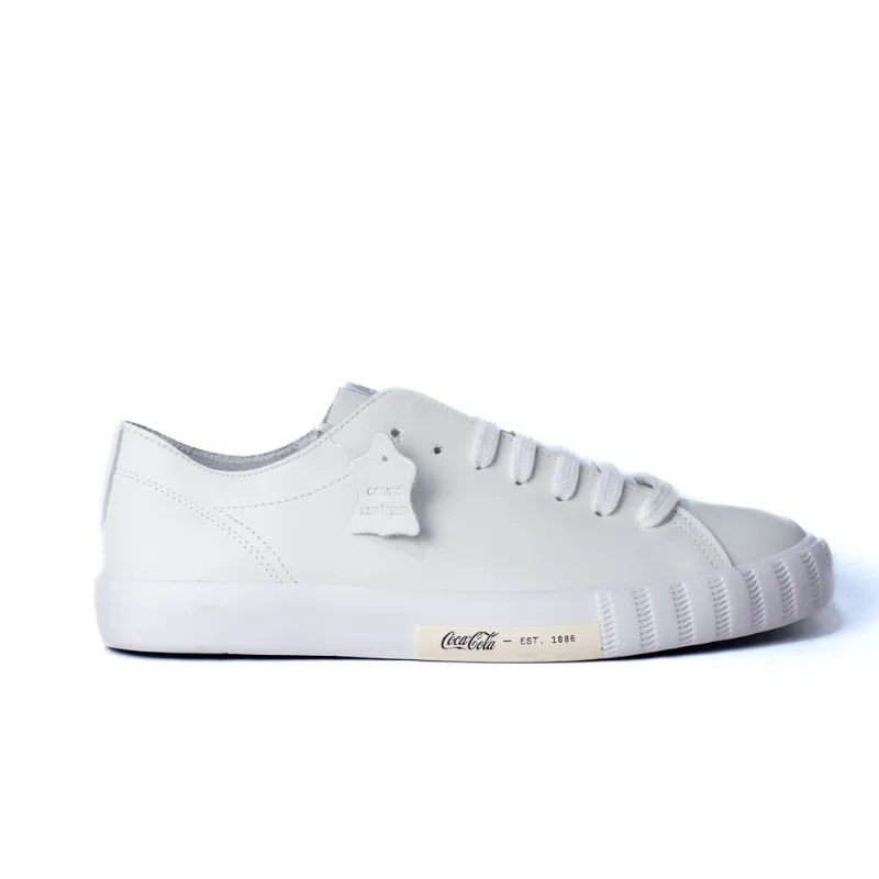 Tênis Coca Cola Camder Leather Masculino 44 / Branco - Coca Cola