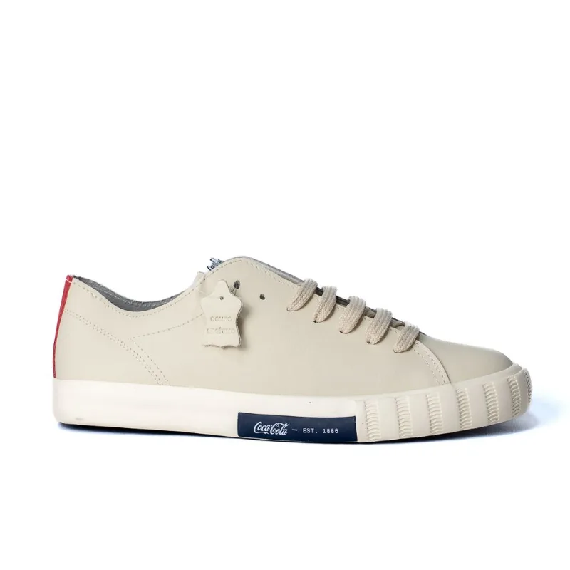 Tênis Coca Cola Camder Leather Masculino 42 / Off White - Coca Cola