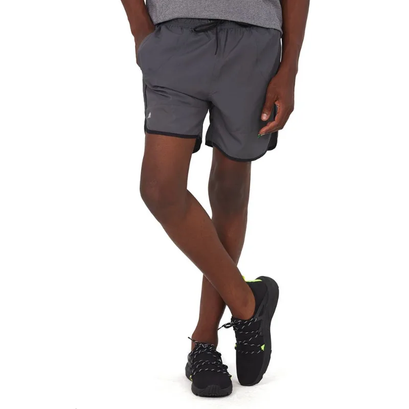 Short Volei Esportivo Recortes Polo Wear Cinza Escuro GG