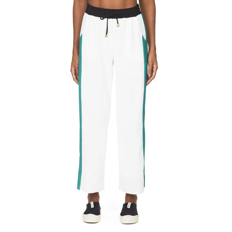 Calça Reta Abertura Lateral Polo Wear Off White Branco G
