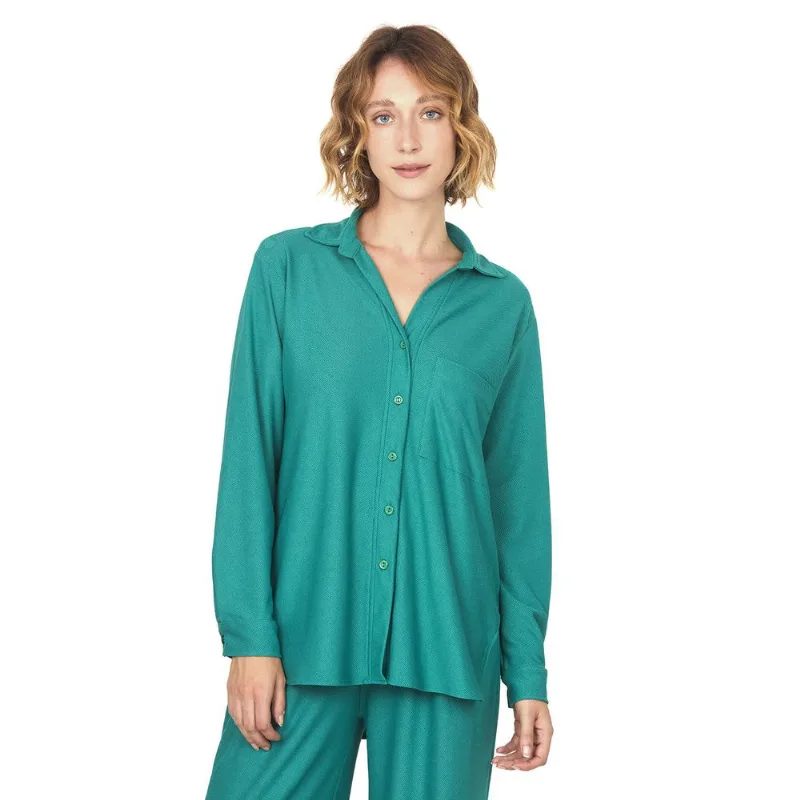 Camisa Malha Com Bolso Polo Wear Verde Médio GG