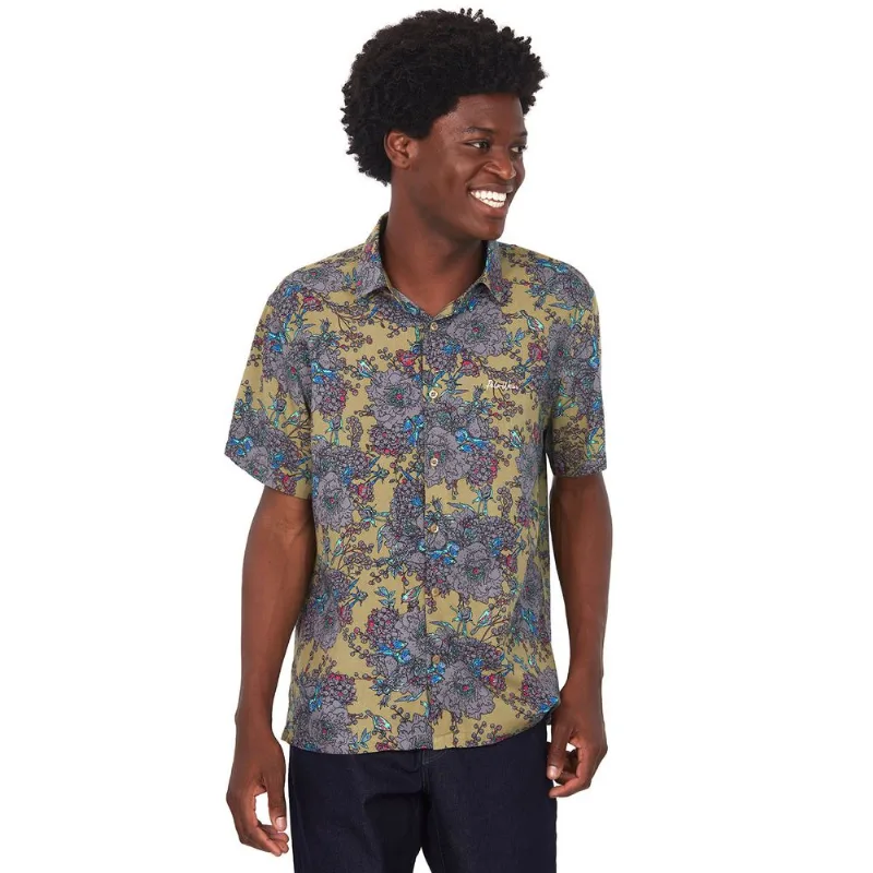 Camisa Masculina Resort Estampada Polo Wear Amarelo Claro 6