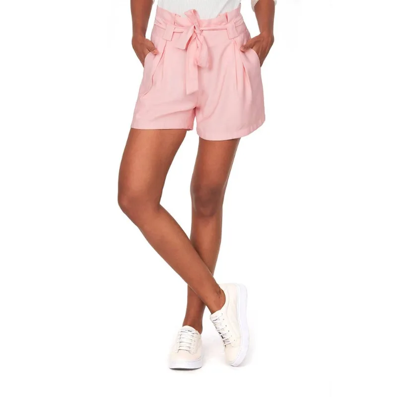 Shorts Alfaiataria Polo Wear Rosa Claro P