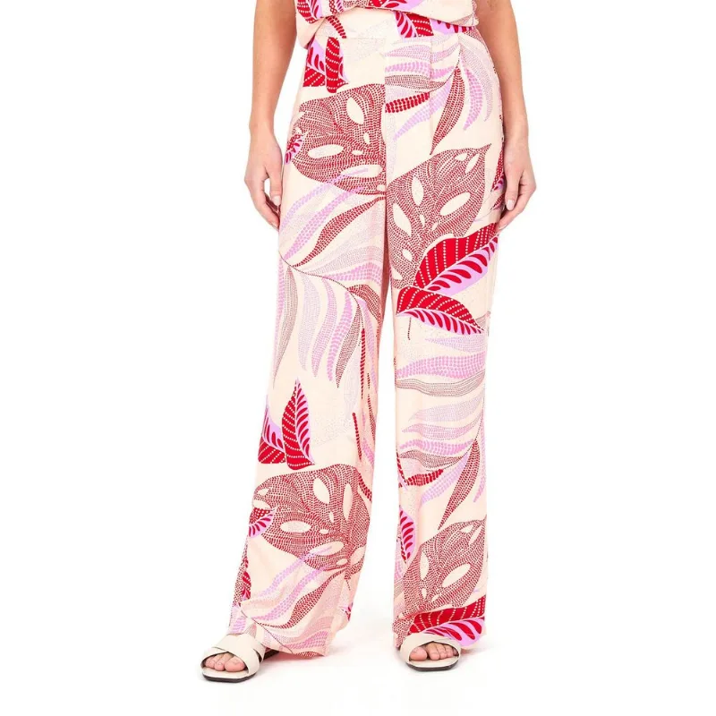 Calça Feminina Pantalona Reta Polo Wear Estampado G