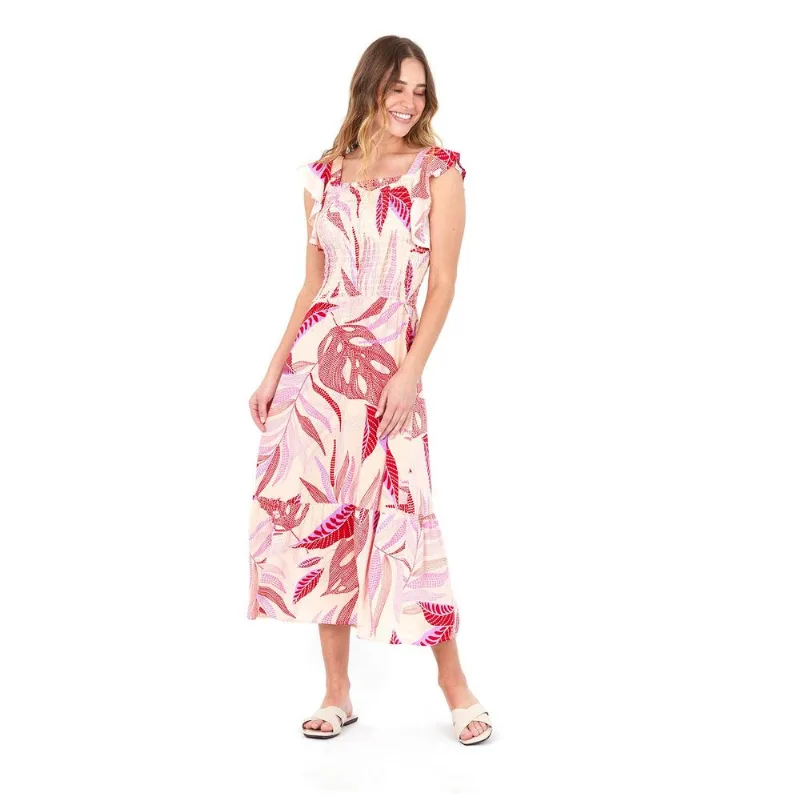 Vestido Feminino Midi Estampado Polo Wear Estampado P
