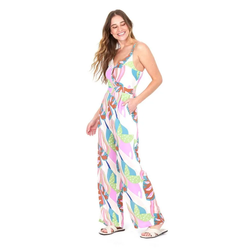 Macacão Feminino Alça Fina Polo Wear Estampado P