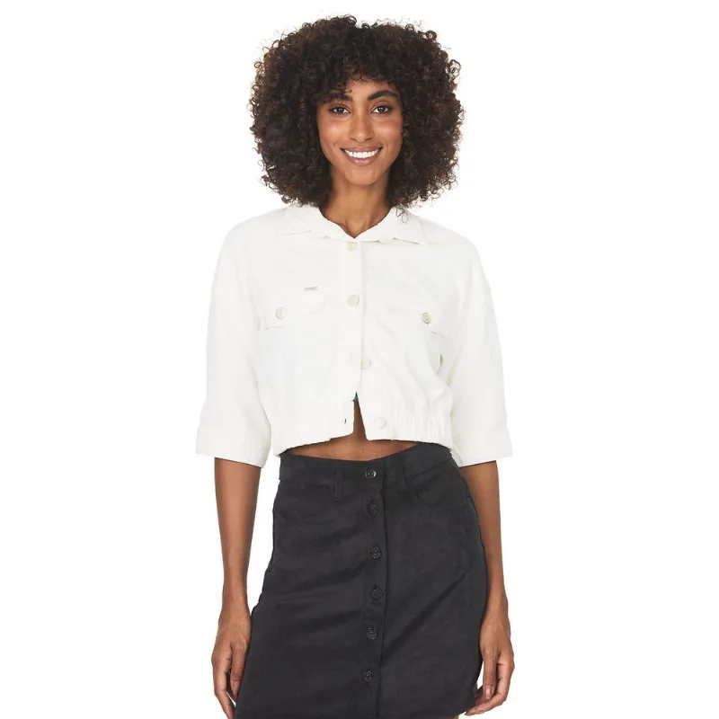 Jaqueta Feminina Spandex Polo Wear Off White Branco M