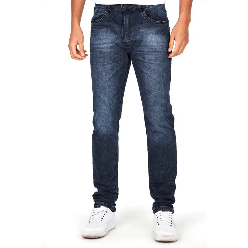 Calça Masculina Slim Tubarão Polo Wear Jeans Escuro 48