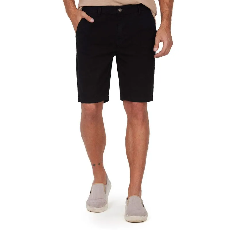 Bermuda Masculina Sarja Slim Haiti Polo Wear Preto 40