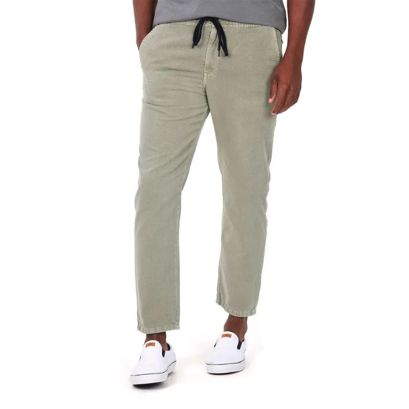 Calça Masculina Sarja Jogger Robert Polo Wear Verde Médio 40