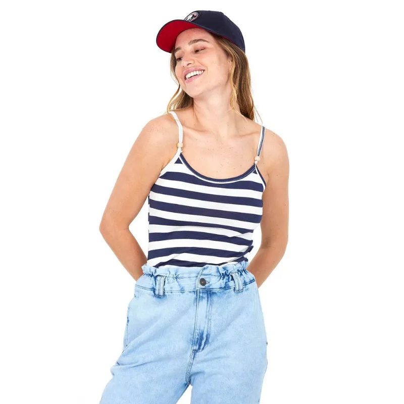 Regata Feminina Listrada Polo Wear Azul Escuro GG