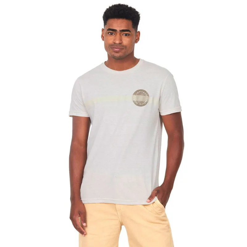 Camiseta Masculina Blessed Polo Wear Bege Claro M