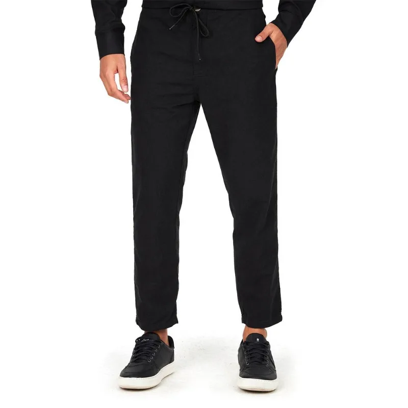 Calça Masculina Viscolinho Color Polo Wear Preto GG