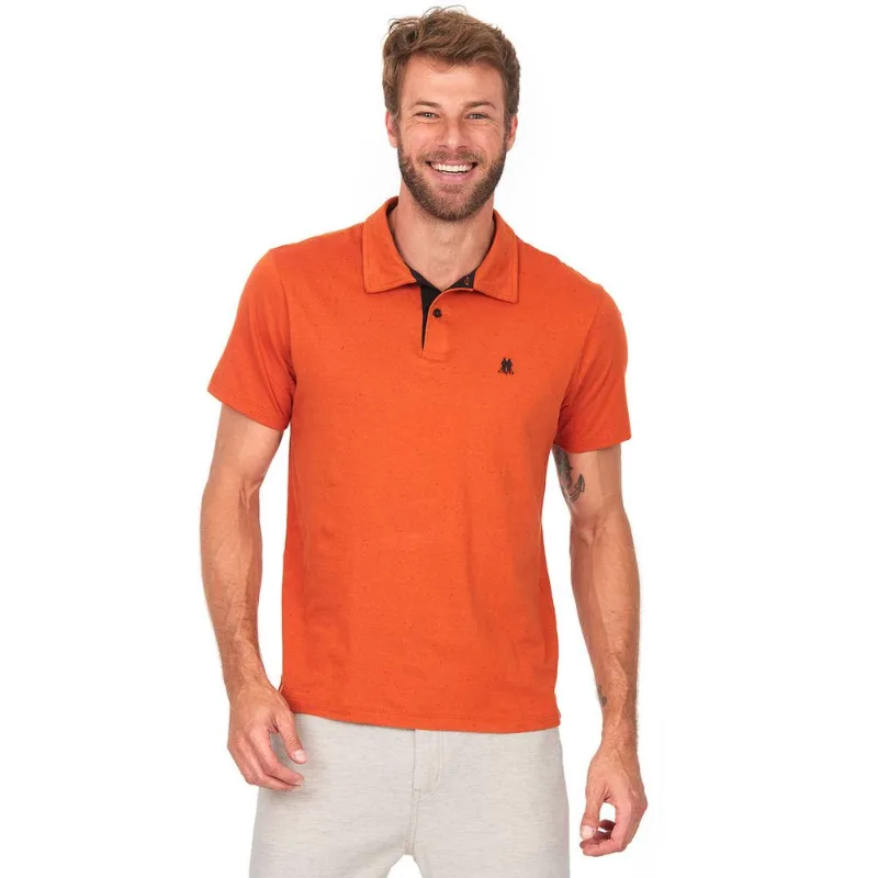 Polo Masculina Blessed Polo Wear Laranja Médio M