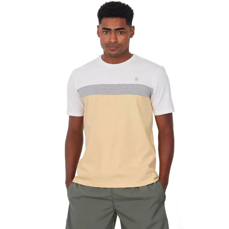Camiseta Masculina Recorte Blessed Polo Wear Bege Médio P