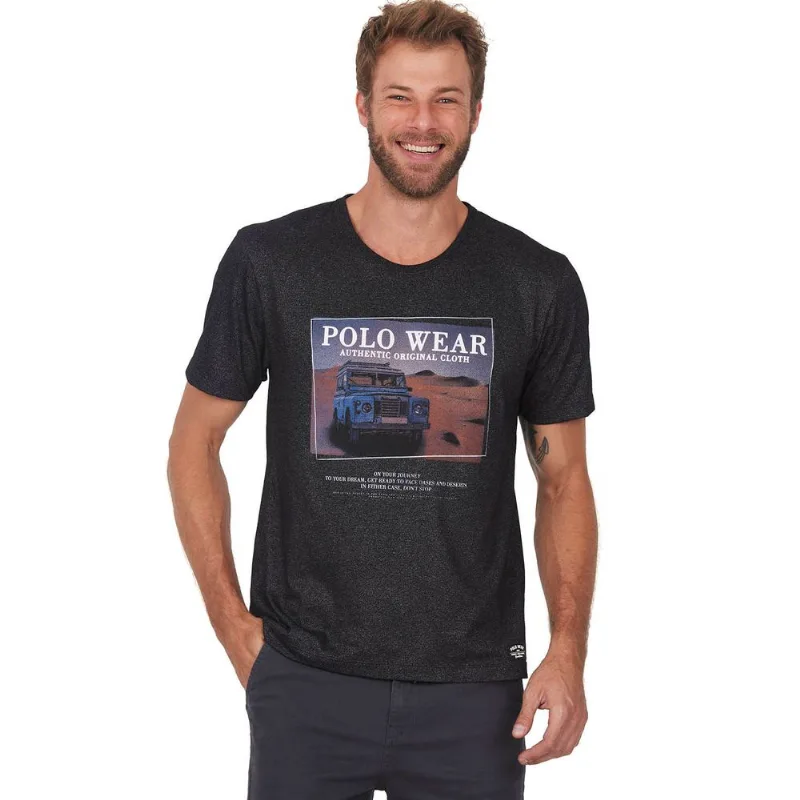 Camiseta Masculina Blessed Polo Wear Preto M
