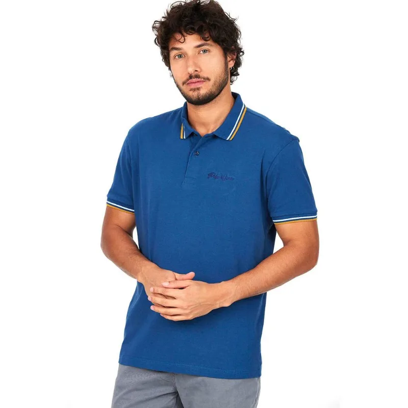 Polo Filete Masculina Polo Wear Azul Escuro GG