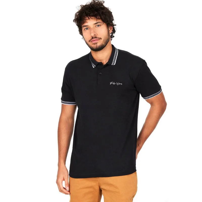 Polo Filete Masculina Polo Wear Preto GG