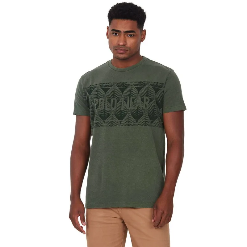 Camiseta Masculina Blessed Estampada Polo Wear Verde Escuro G