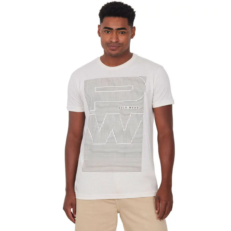 Camiseta Masculina Blessed Polo Wear Off White Branco P