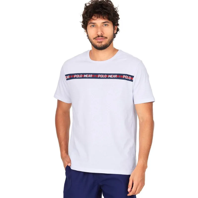 Camiseta Masculina Especial Nautical Polo Wear Branco G