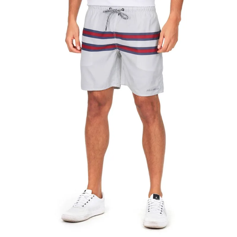 Short Volei Masculino Estampada Polo Wear Branco M