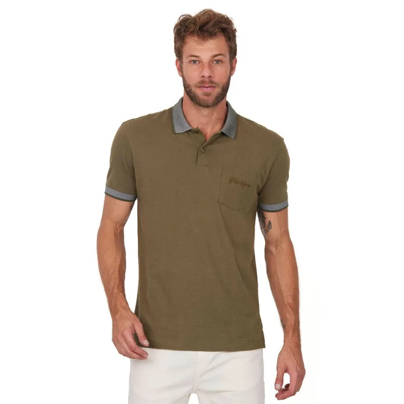 Polo Com Bolso Polo Wear Verde Médio G