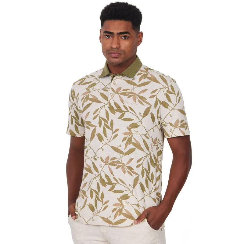 Polo Masculina Blessed Estampada Polo Wear Cinza Claro P