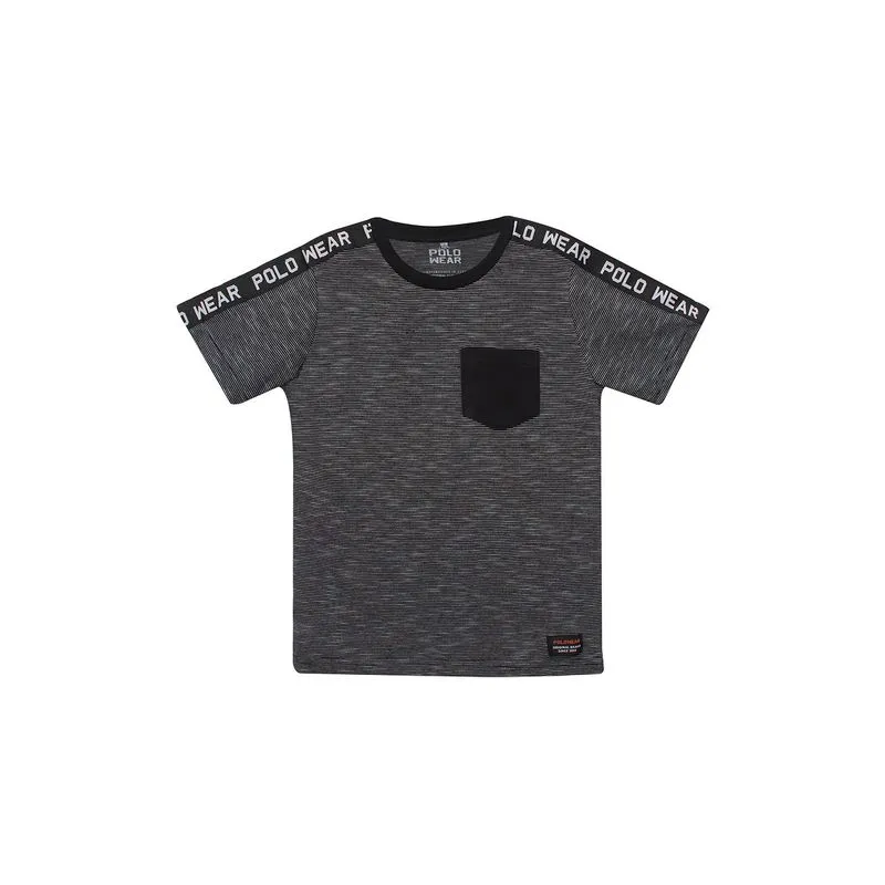 Camiseta Infantil Blessed Polo Wear Preto 12