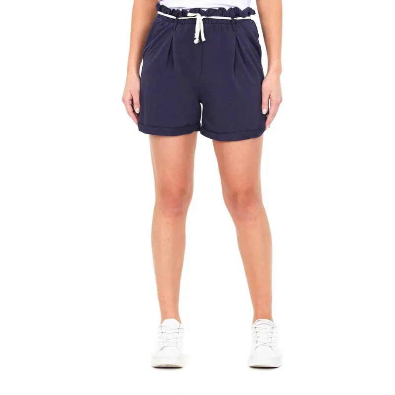 Short Feminino Nautical Polo Wear Azul Escuro GG