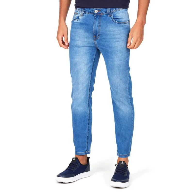 Calça Masculina Adele Polo Wear Jeans Claro 40
