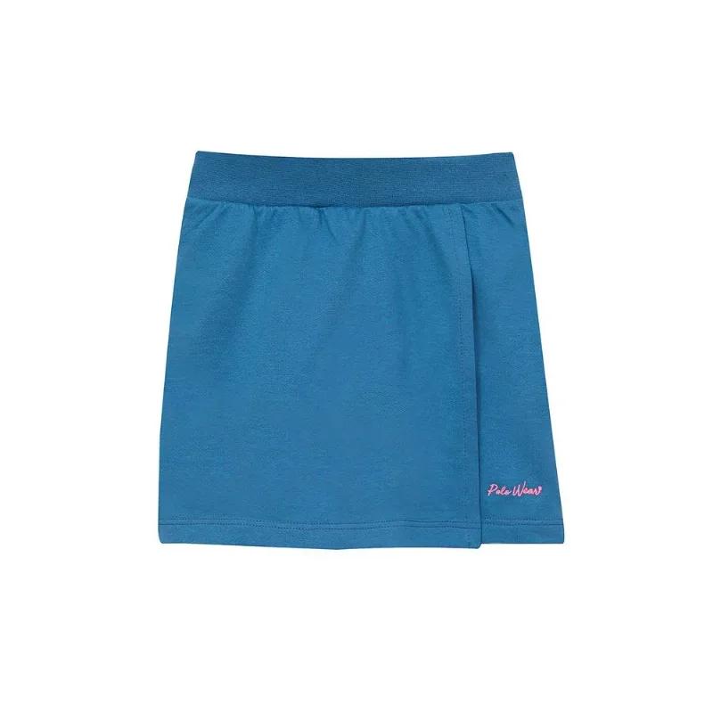 Short Saia Infantil Blessed Polo Wear Azul Médio - 06