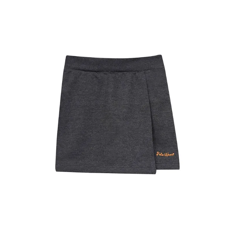 Short Saia Infantil Blessed Polo Wear Mescla Escuro - 06