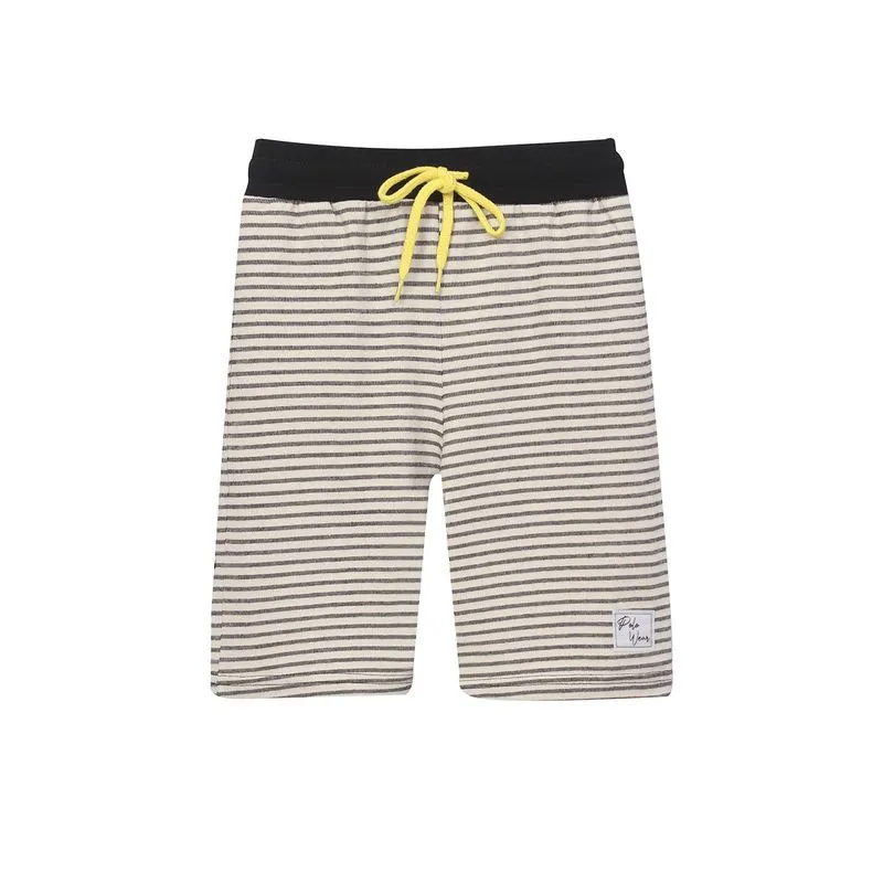 Bermuda Masculina Infantil Listrada Polo Wear Preto