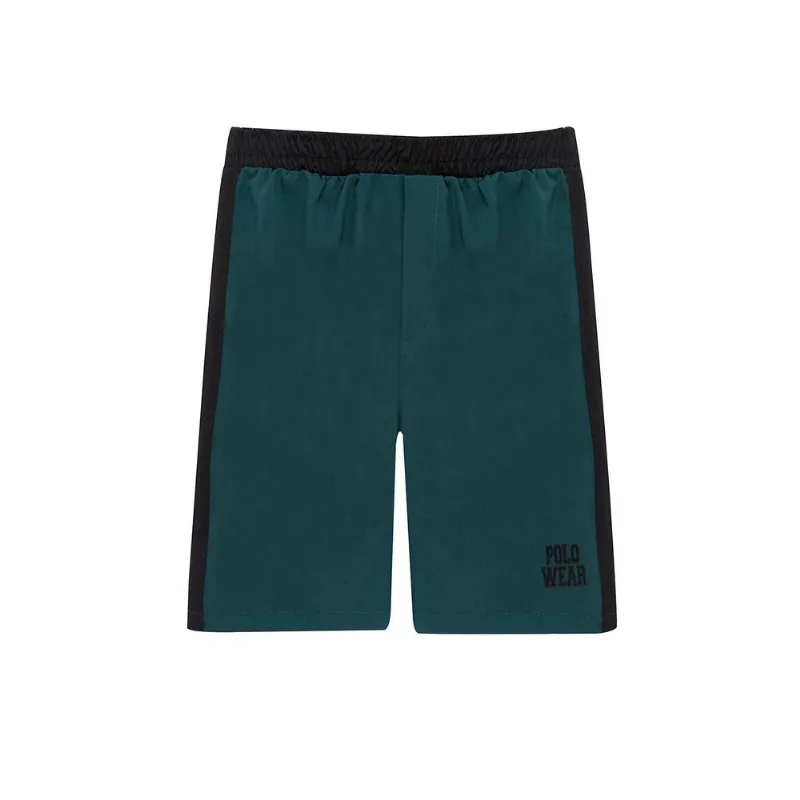 Short Volei Infantil Blessed Polo Wear Verde Escuro 4