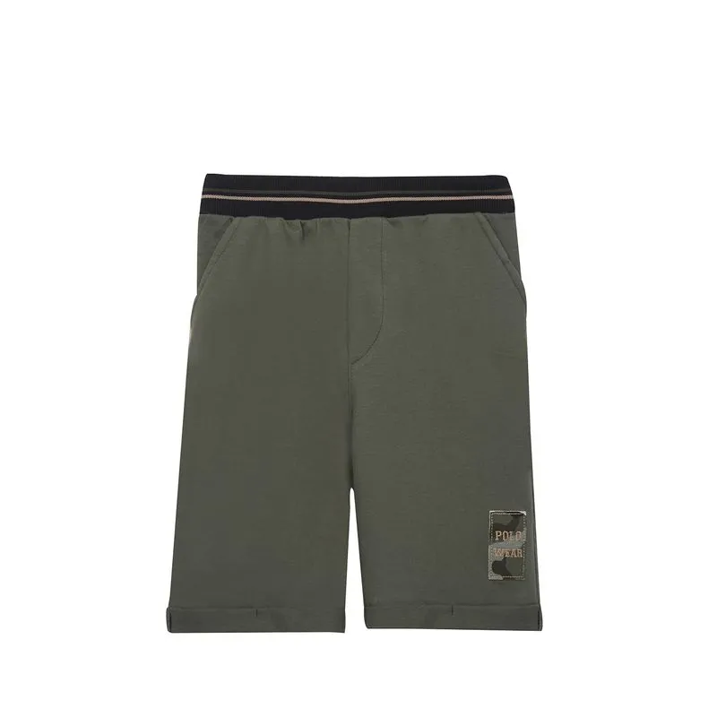Bermuda Masculina Infantil Blessed Polo Wear Verde Escuro