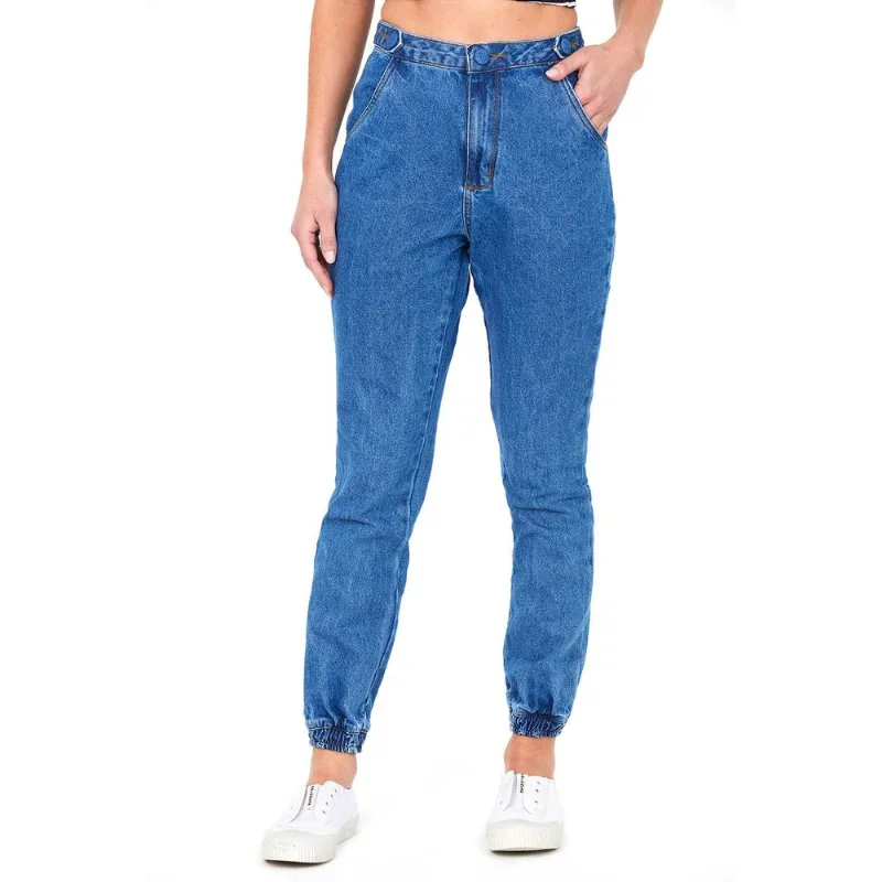 Calça Feminina Jogger Polo Wear Jeans Médio 36
