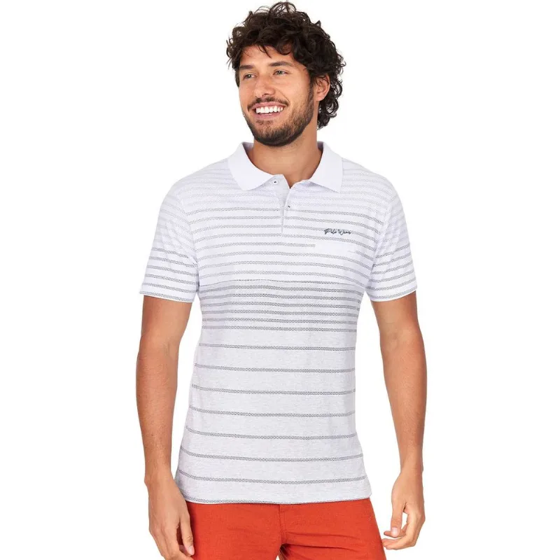 Polo Masculino Meia Malha Blessed Polo Wear Branco P
