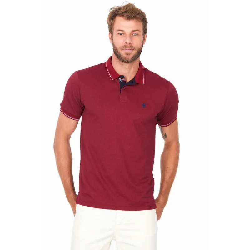 Polo Masculina Happinnes Polo Wear Vermelho Médio G