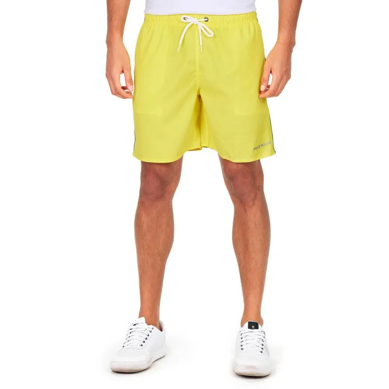 Short Volei Masculino Copa Do Mundo Polo Wear Amarelo Médio P