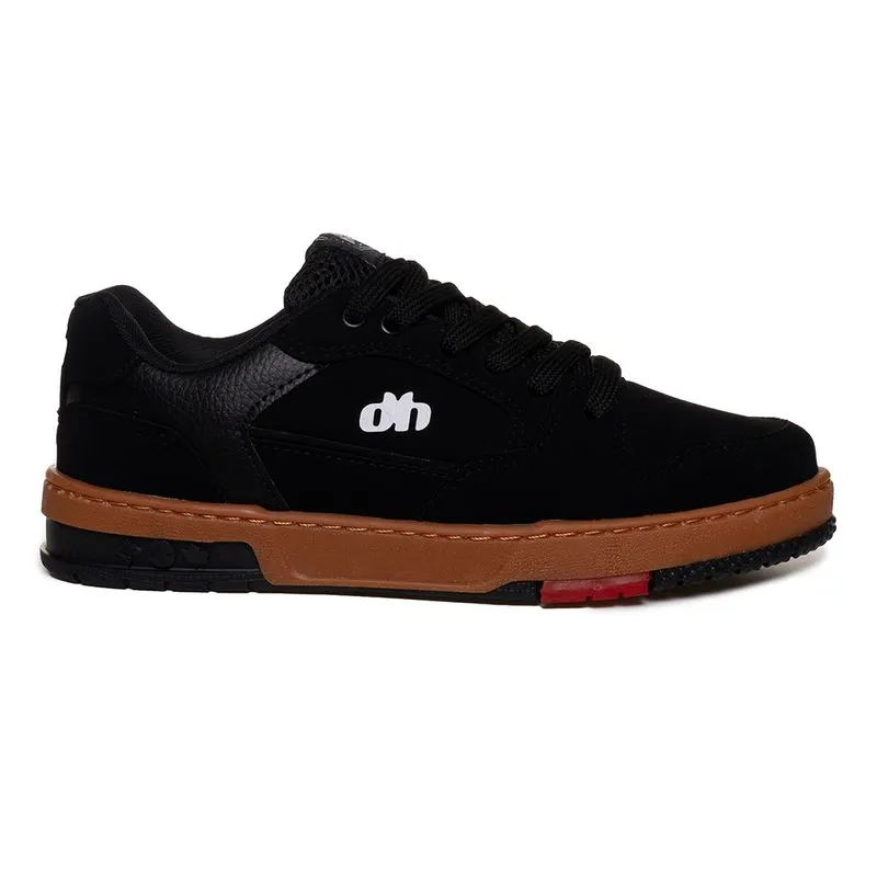 Tênis Casual Done Head Street Masculino Preto PRETO/PRETO - 37