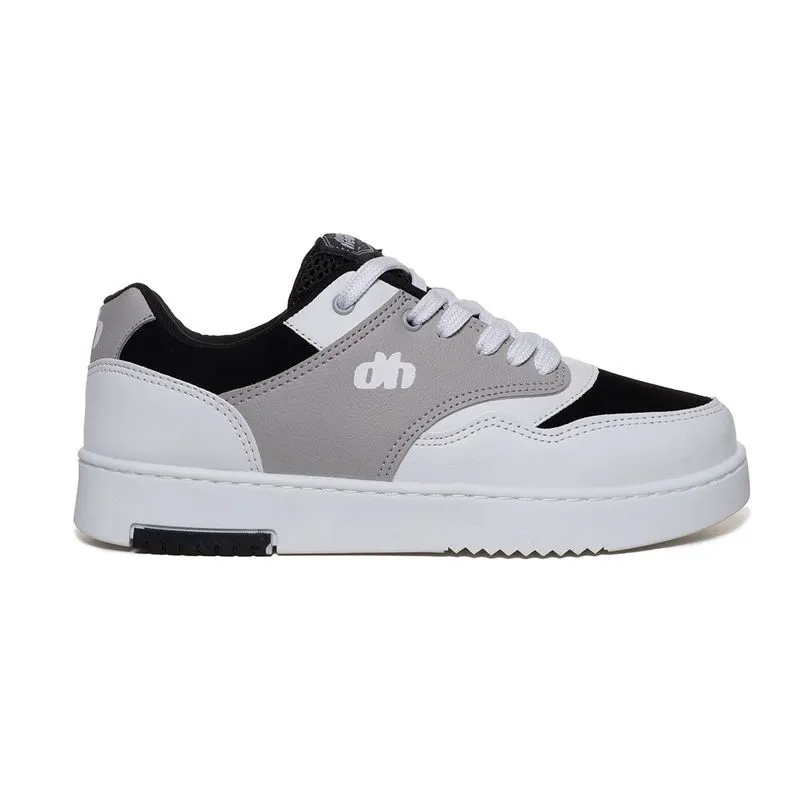 Tênis Casual Done Head Urban Masculino Branco BRANCO/PRETO/CINZA - 37