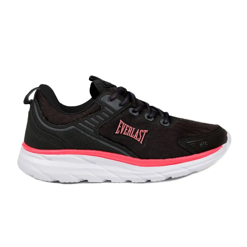Tênis Feminino Everlast Modelo Alpha SEFA180 - Preto/Rosa